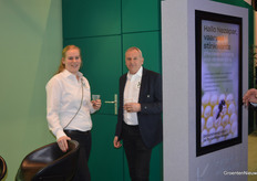 Charlotte Grootscholten and Arie Verloop of Koppert